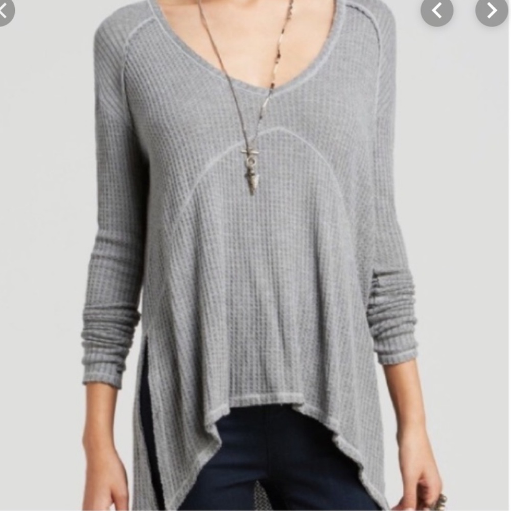 S soft Free People waffle knit layering thermal